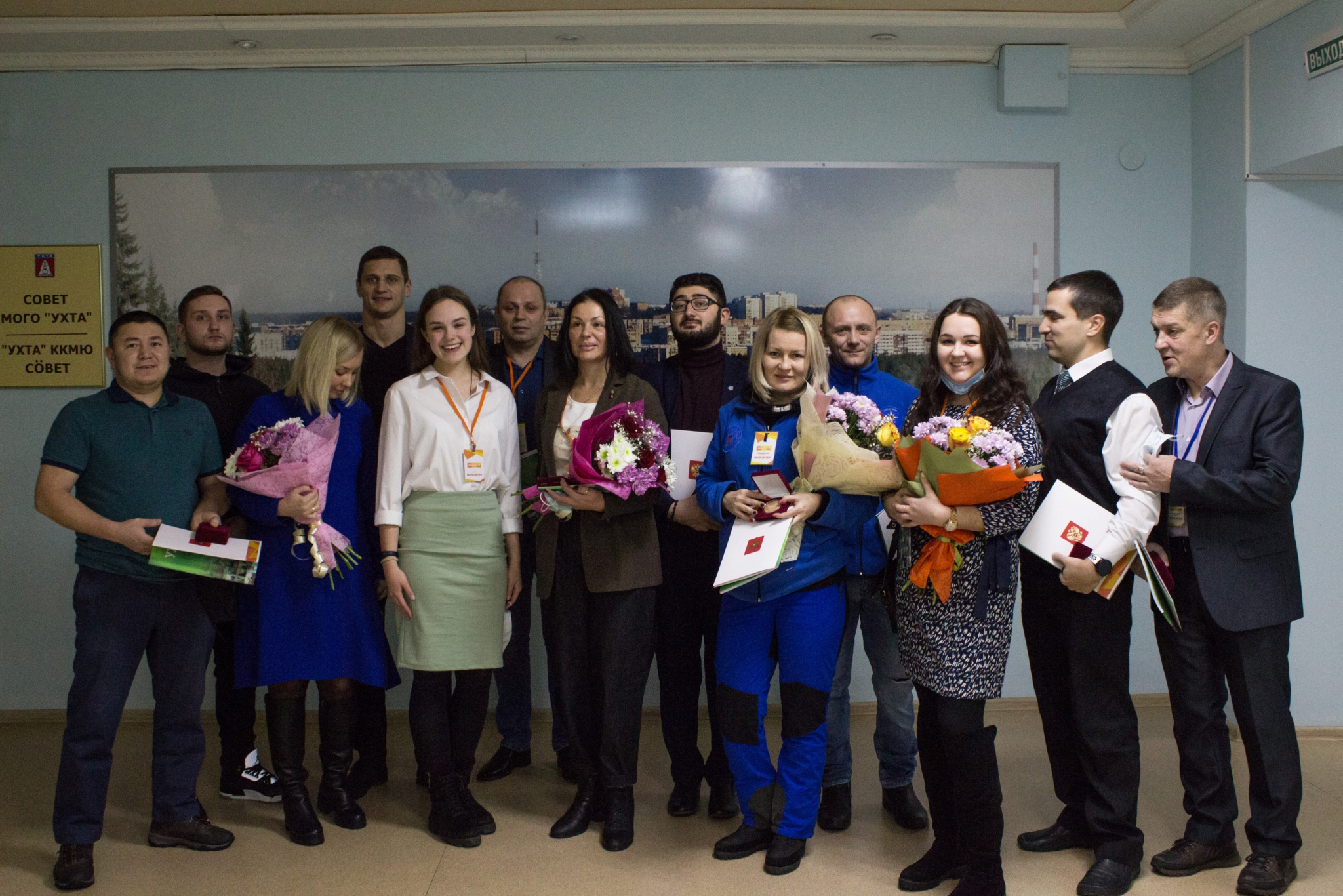 Волонтеров Ухты наградили медалями президента России