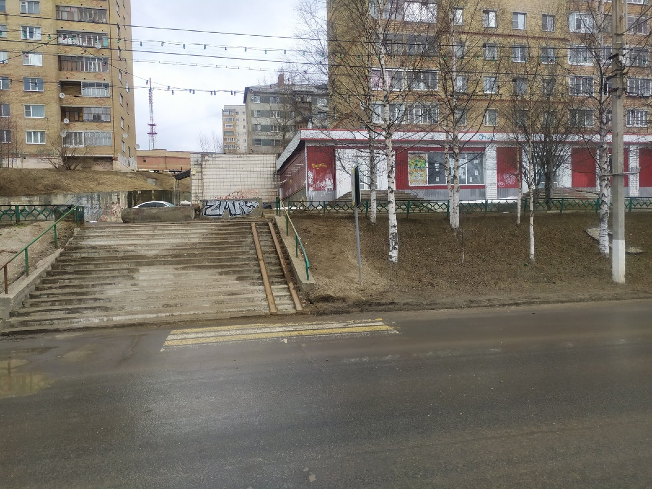 В Ухте бетон испарился вместе со снегом: "чудеса" городского благоустройства