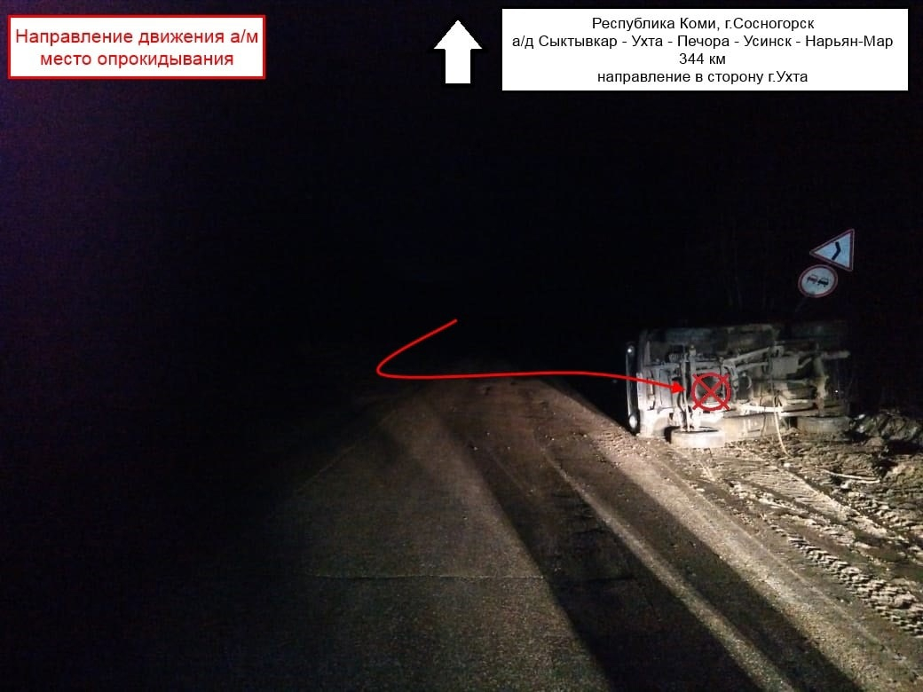 В Сосногорске пассажирка УАЗа получила травмы после опрокидывания автомобиля
