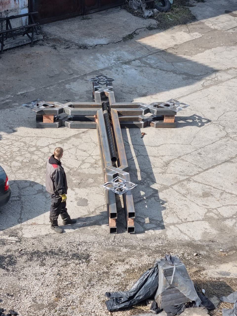 В Сосногорске установят семиметровый металлический крест