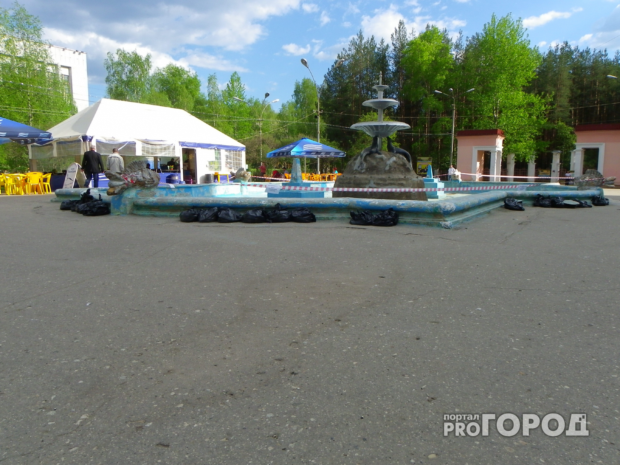В Ухте скоро заработает фонтан возле Детского парка