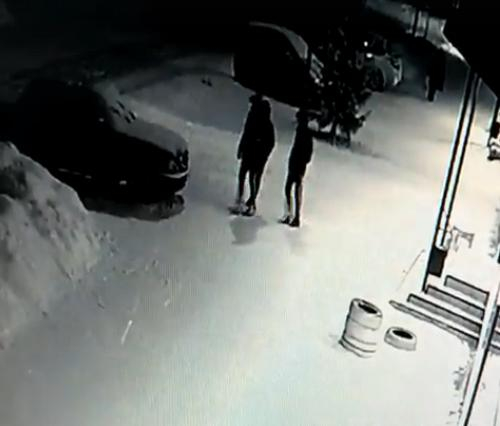 В Коми на видео попали подростки, которые пытались поджечь машину и ёлку
