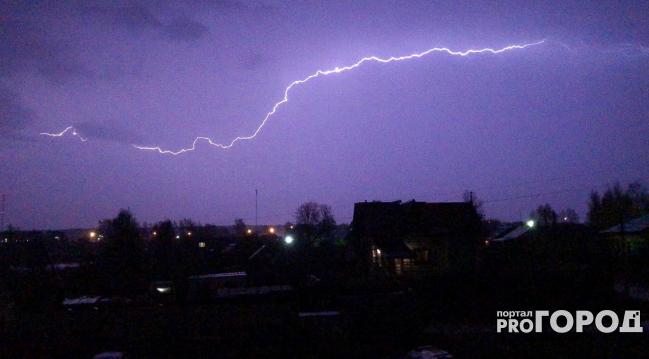 В Ухту снова вернутся грозы и дожди