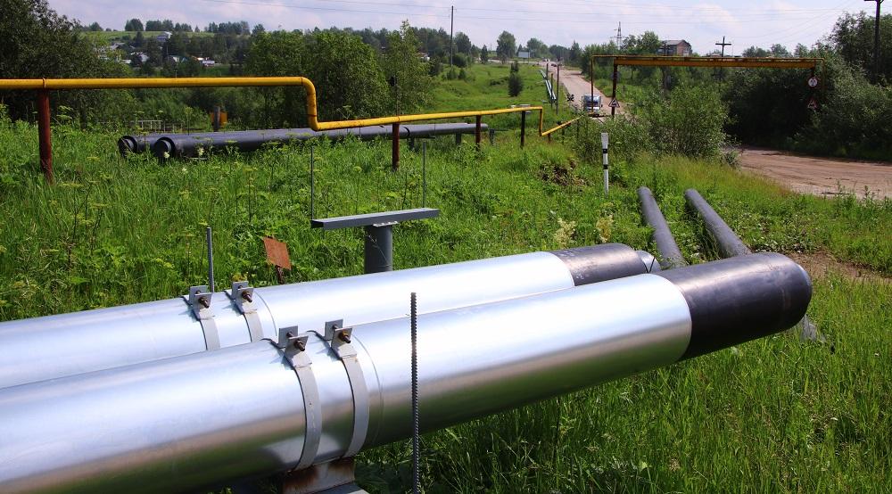 В Озерном строят теплотрассу