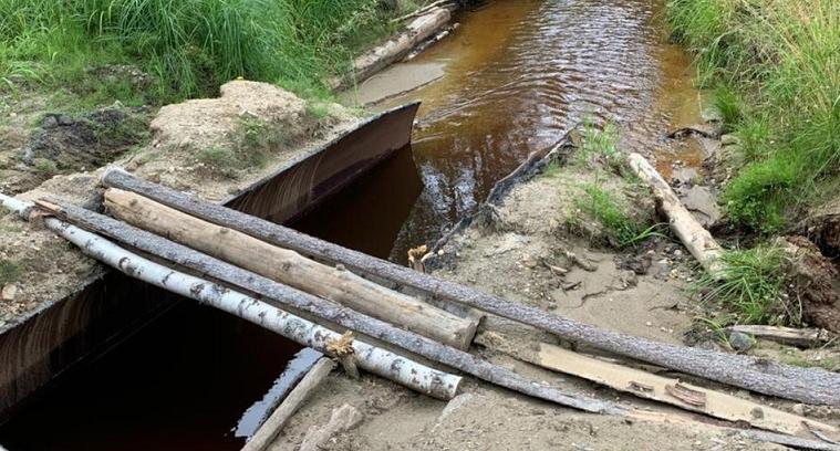 В Сосногорске злоумышленники пытались похитить водопропускную трубу