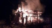 В Сосногорске загорелись хозяйственные постройки