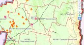 В Ухтинском районе продолжается три лесных пожара