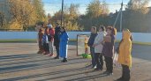 Хоккейный корт в поселке Ярега привели в порядок