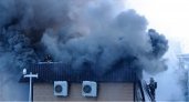 12 пожарных боролись с огнем в здании на проспекте Ленина