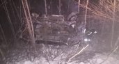 В Коми пьяный водитель УАЗа вылетел в кювет