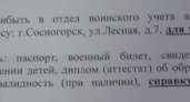 Жителей Сосногорска напугали странные письма из военкомата 