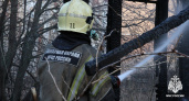 В ухтинском поселке произошел крупный пожар