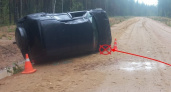 «Нива» опрокинулась на лесной дороге в одном из районов Коми