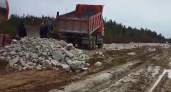 «Кисельную» дорогу в Коми начали отсыпать бутовым камнем