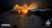 Вчера в поселке Тобысь сгорел дачный дом