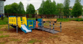 Новые игровые конструкции появились в "Детском городке" в Коми