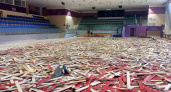 На главной баскетбольной арене Коми меняют напольное покрытие