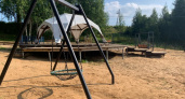 В Коми открыли новую игровую зону в парке после модернизации