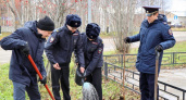 В Коми высадили Аллею памяти в честь погибшего полицейского