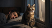 Что делает кошка ночью, чтобы защитить хозяина, пока он спит