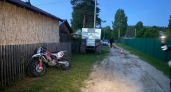В Коми мотоциклист без прав перевернулся на дороге и попал в больницу