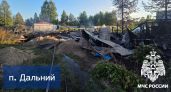 В Ухте сгорел дачный дом