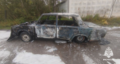 За сутки в Коми сгорел легковой автомобиль
