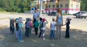 В Ухте будущим первоклассникам провели урок дорожной безопасности прямо на улице
