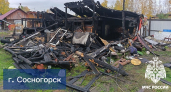 В Сосногорске сгорела хозяйственная постройка