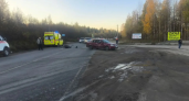 Под Ухтой мотоциклист попал в больницу после столкновения с Chevrolet