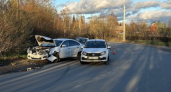 Водитель Lada в Коми выехал на встречку и врезался в Nissan