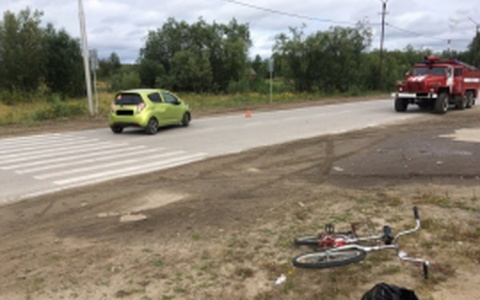 Два велосипедиста попали в ДТП на дорогах Коми