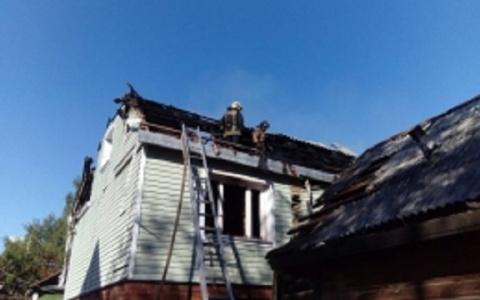 В Коми на пожаре в жилом доме сгорела женщина (фото)