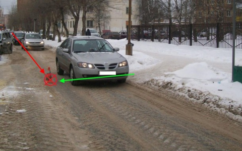 На Дзержинского сбили ухтинца на пешеходном переходе