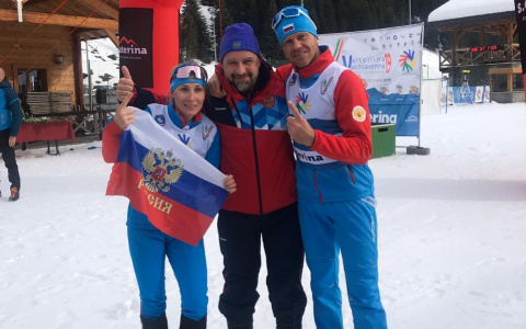 Лыжники Коми завоевали золото в командном спринте на Сурдлимпийских играх