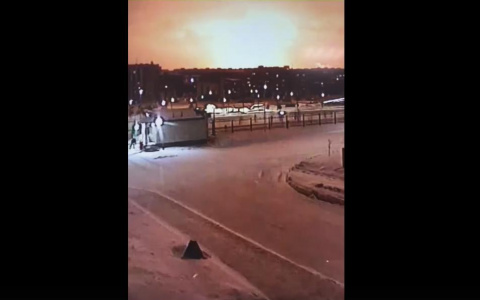 Ухтинцы делятся видео с момента взрыва на НПЗ