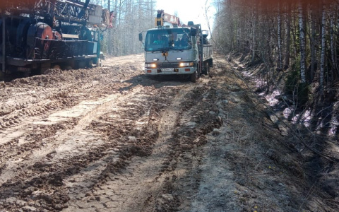 На дороге Ухта-Троицко-Печорск образовалась "пробка" из мусоровозов