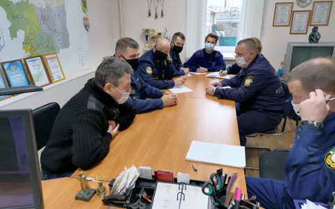В Ухтинском районе провели проверку пожарно-спасательных сил