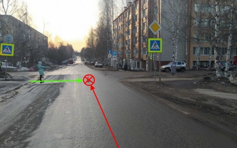 В Сосногорске водитель иномарки сбил маленькую девочку и скрылся