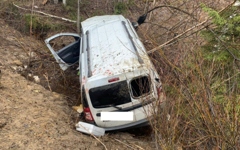 Под Ухтой произошла страшная авария с вылетом в кювет