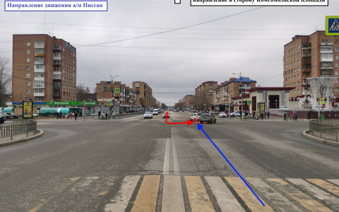 В центре Ухты произошла авария, пострадали два человека