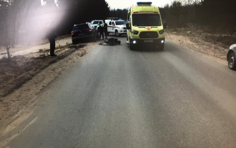 В Коми 15-летний мальчик на самодельном картинге, столкнулся с Volkswagen Touareg