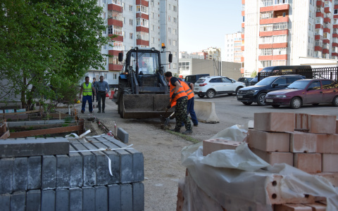В Ухте начался ремонт дворов