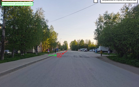 В п.Ярега шестилетний ребенок выбежал прямо под колеса автомобиля