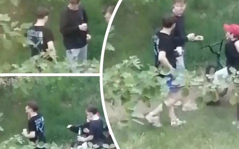 В Коми подростков застали за взрослым занятием во дворе жилого дома
