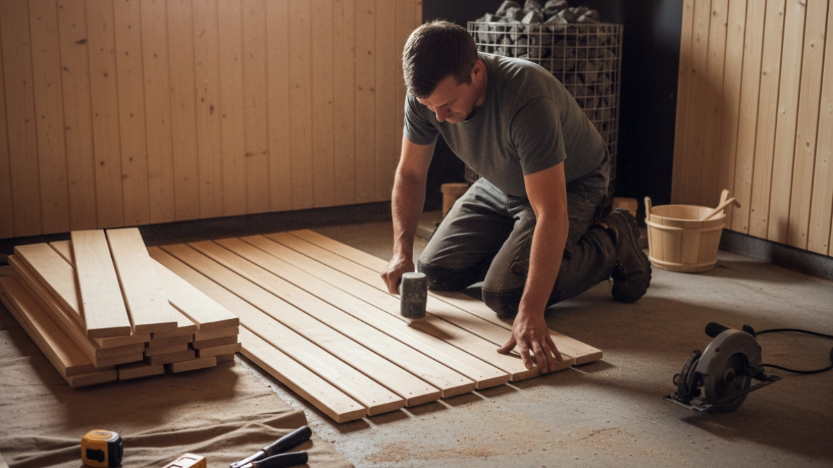 Дерево больше не модно: инженер назвал материал для пола в бане – служит десятилетиями без ремонта