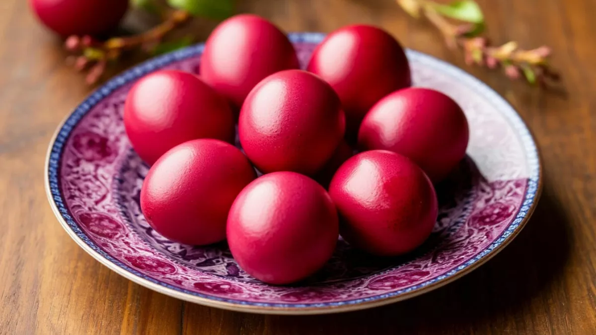 Забудьте о свекле и луковой шелухе: красим пасхальные яйца новым способом — скорлупки будут ярче гранатовых зерен 