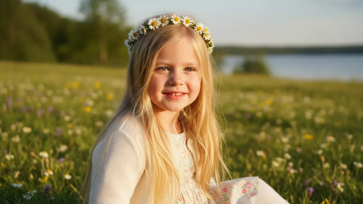 Это необычное имя для девочки означает «золотое сияние»: славянский бриллиант на пике популярности