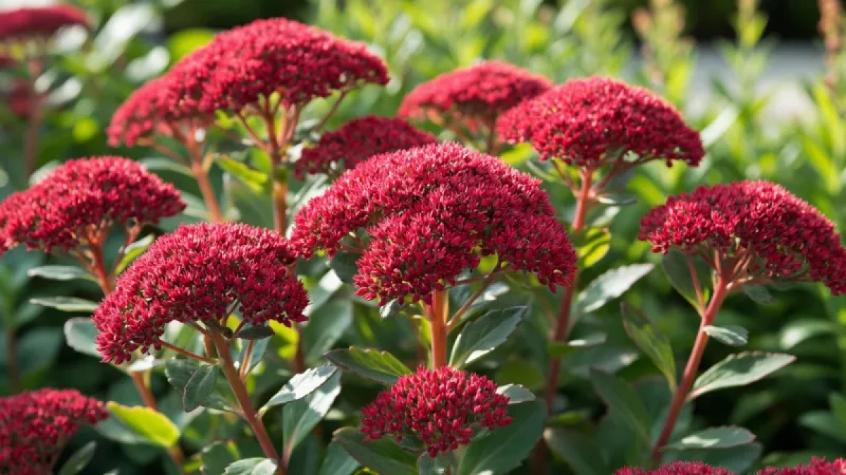 Великолепный яркий многолетник заполонит сад красными шапками соцветий: можно не поливать, не кормить - живет сам по себе