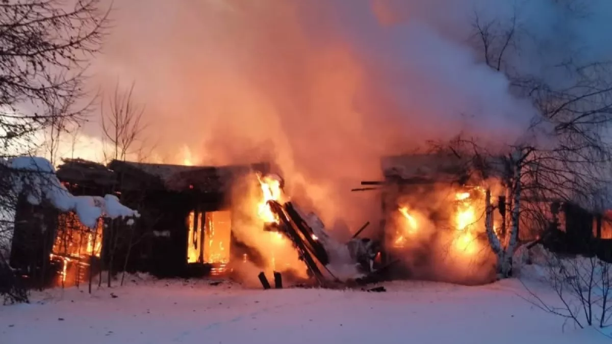 Один человек погиб при пожаре в Республике Коми за прошедшие сутки